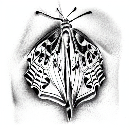 Realism "Butterfly" Tattoo Idea BlackInk