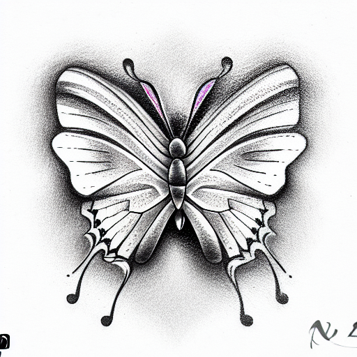 Realism "Butterfly" Tattoo Idea BlackInk