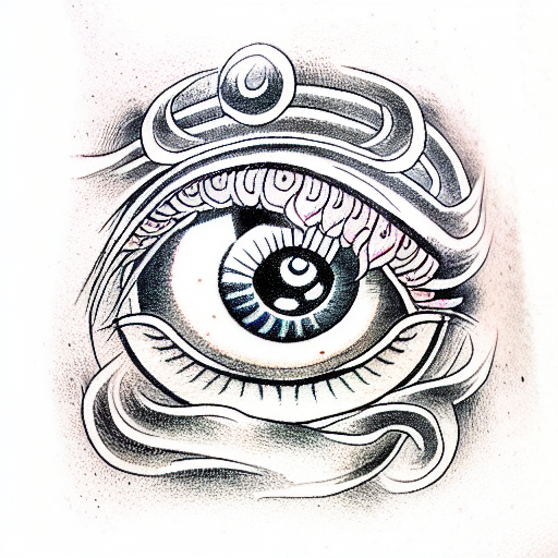 Japanese "Eye" Tattoo Idea BlackInk