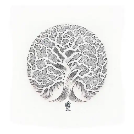 Japanese "Tree Of Life" Tattoo Idea BlackInk
